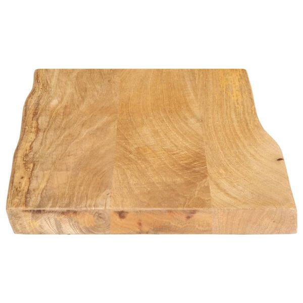 vidaXL Плот за маса, 50x40x2,5 см, жив ръб, масивно дърво манго