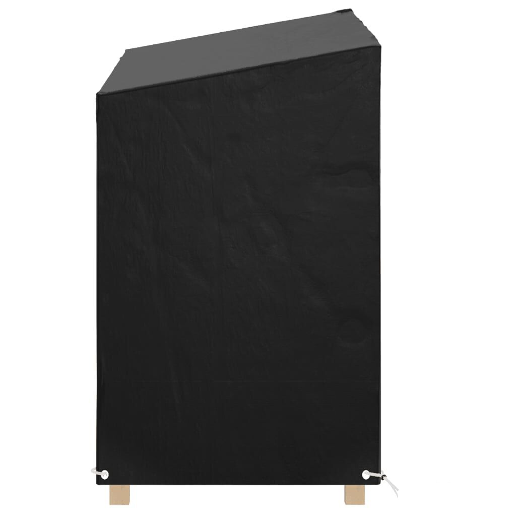 vidaXL Калъф за пейка люлка, 8 капси, 125x90x135/165 см, полиетилен